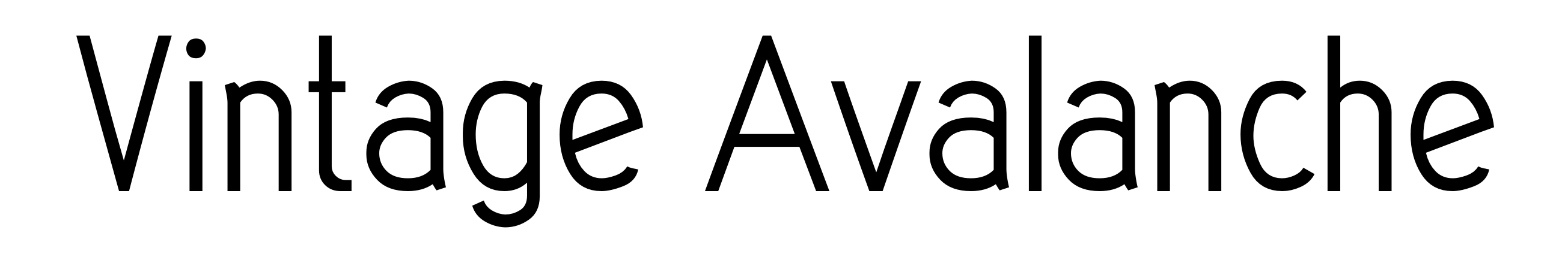 Vintage Avalanche